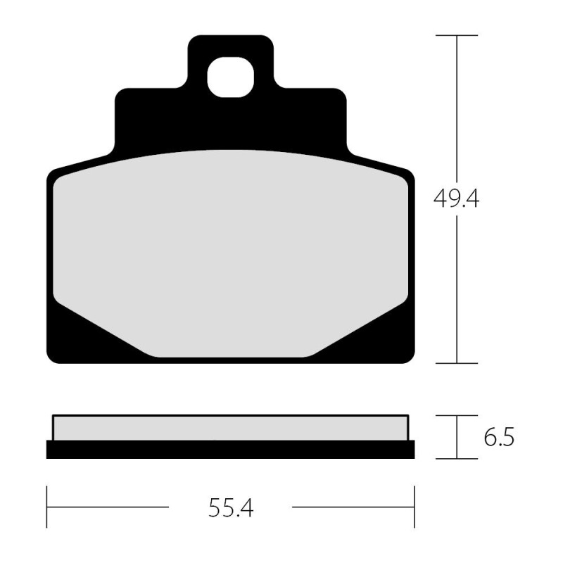 PERFTEC PLAQUETTES DE FREIN SEMI-MÉTAL S1021R