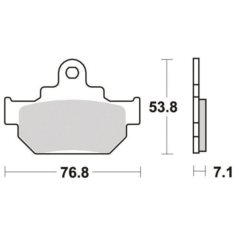 PERFTEC PLAQUETTES DE FREIN SEMI-MÉTAL S1089R