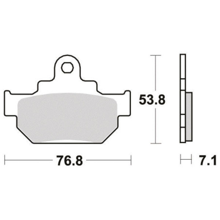 PERFTEC PLAQUETTES DE FREIN SEMI-MÉTAL S1089R