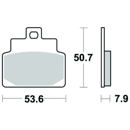 PERFTEC PLAQUETTES DE FREIN SEMI-MÉTAL S1112R
