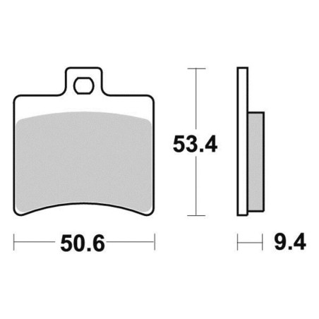 PERFTEC PLAQUETTES DE FREIN MÉTAL FRITTÉ S1113NR