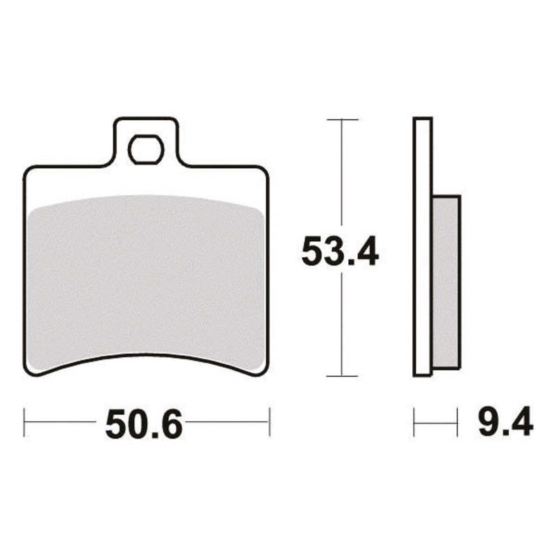 PERFTEC PLAQUETTES DE FREIN SEMI-MÉTAL S1113R