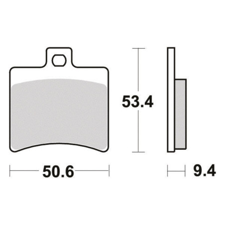 PERFTEC PLAQUETTES DE FREIN SEMI-MÉTAL S1113R