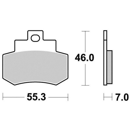 PERFTEC PLAQUETTES DE FREIN SEMI-MÉTAL S1117R