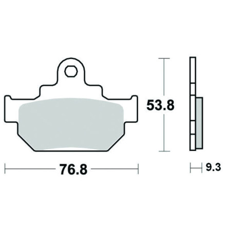 PERFTEC PLAQUETTES DE FREIN SEMI-MÉTAL S1329AR