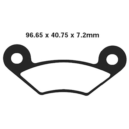 PERFTEC PLAQUETTES DE FREIN MÉTAL FRITTÉ S1483NR
