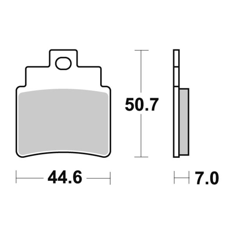 PERFTEC PLAQUETTES DE FREIN SEMI-MÉTAL S1998R