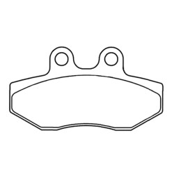CL PLAQUETTES DE FREIN MÉTAL FRITTÉ POUR MAXI SCOOTER - 3069MSC