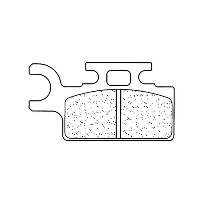 CL PLAQUETTES DE FREIN MÉTAL FRITTÉ OFF-ROAD - 1034MX10