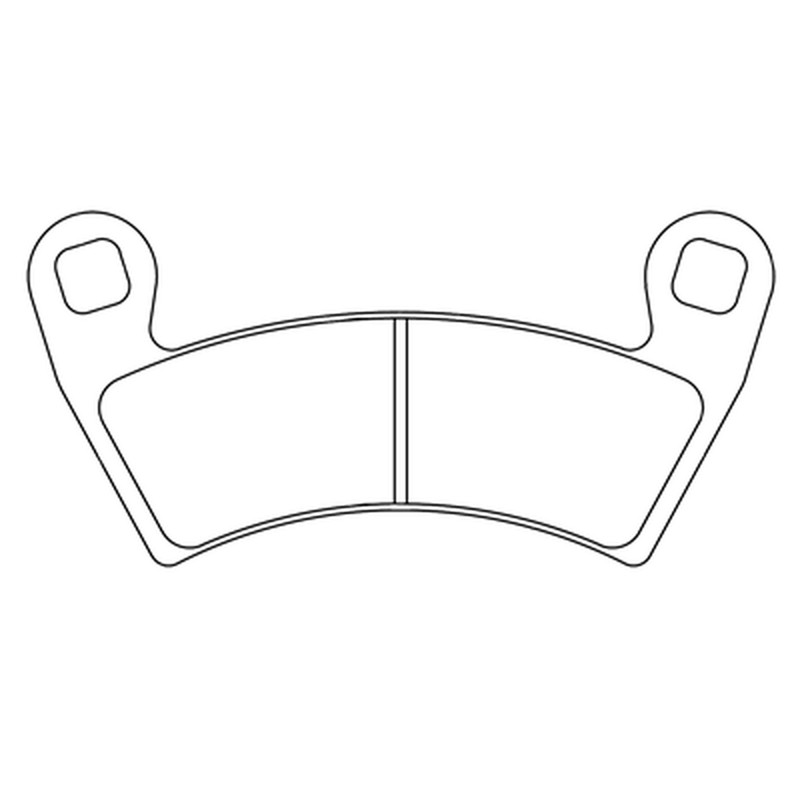 CL PLAQUETTES DE FREIN MÉTAL FRITTÉ POUR QUAD - 1229ATV1