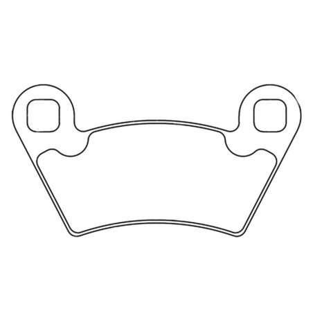 CL PLAQUETTES DE FREIN MÉTAL FRITTÉ POUR QUAD - 1230ATV1