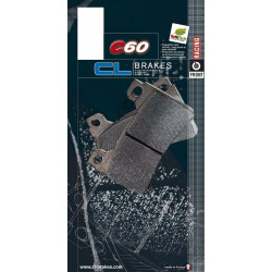 CL PLAQUETTES DE FREIN MÉTAL FRITTÉ RACING - 1083C60