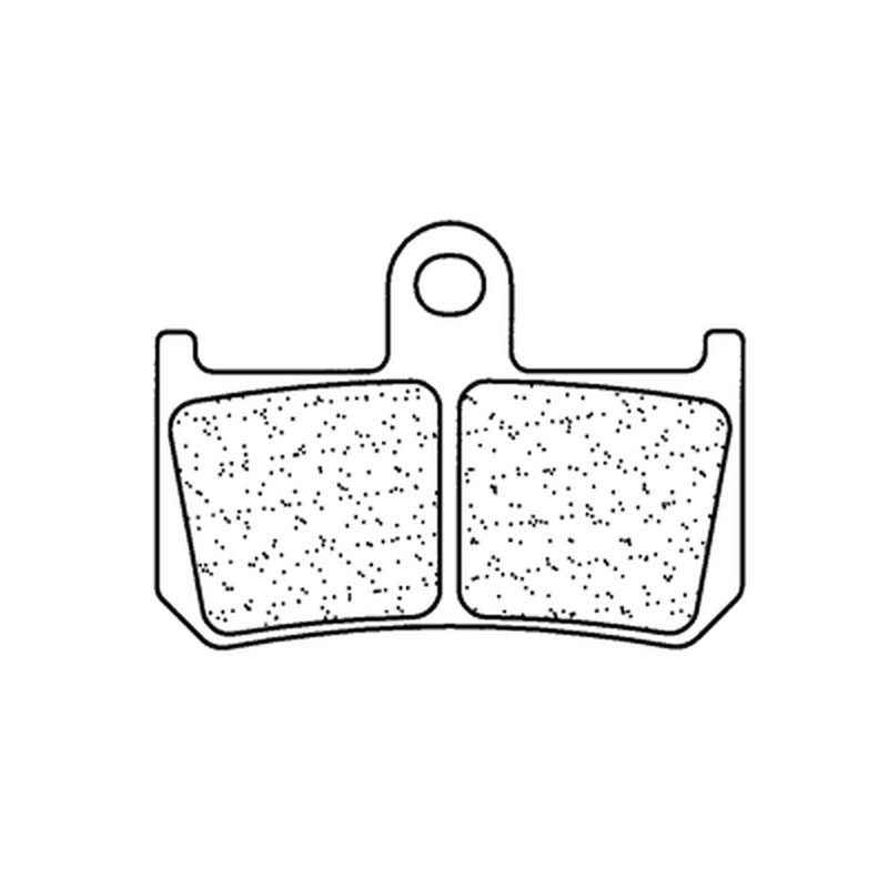 CL PLAQUETTES DE FREIN MÉTAL FRITTÉ RACING - 1180C60