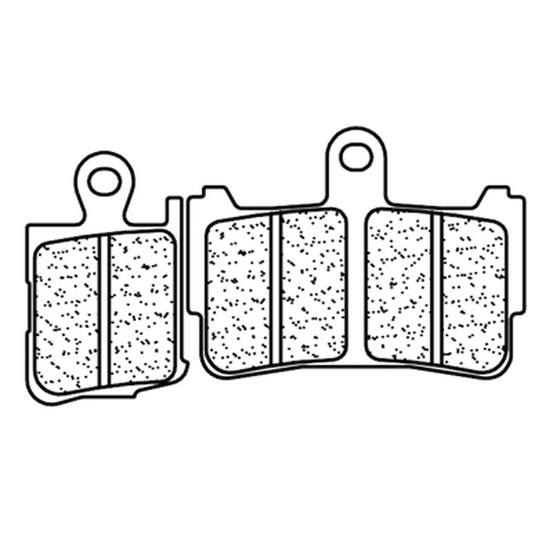 CL PLAQUETTES DE FREIN MÉTAL FRITTÉ ROUTE - 1216XBK5