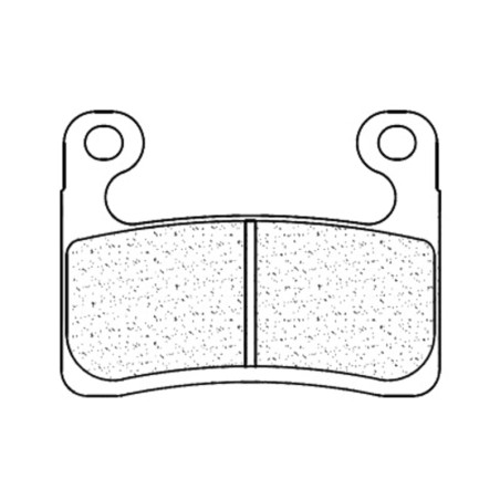CL PLAQUETTES DE FREIN MÉTAL FRITTÉ ROUTE - 1257XBK5