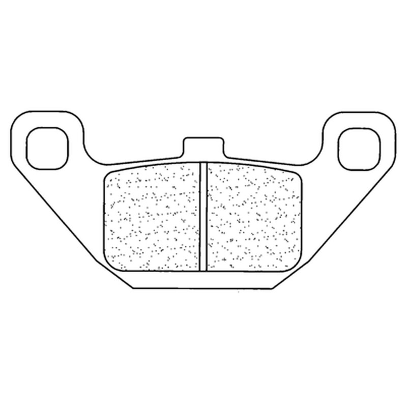 CL PLAQUETTES DE FREIN MÉTAL FRITTÉ ROUTE - 2285A3+