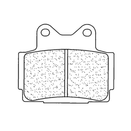 CL PLAQUETTES DE FREIN MÉTAL FRITTÉ ROUTE - 2301A3+