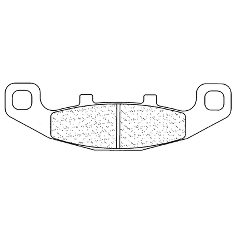 CL PLAQUETTES DE FREIN MÉTAL FRITTÉ ROUTE - 2304S4