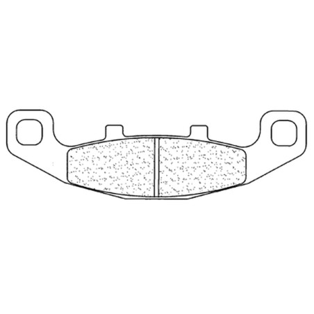 CL PLAQUETTES DE FREIN MÉTAL FRITTÉ ROUTE - 2304S4