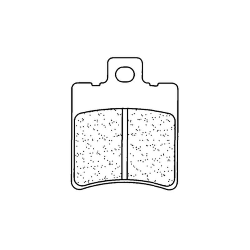 CL PLAQUETTES DE FREIN MÉTAL FRITTÉ ROUTE - 2307A3+