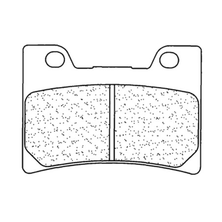 CL PLAQUETTES DE FREIN MÉTAL FRITTÉ ROUTE - 2309A3+
