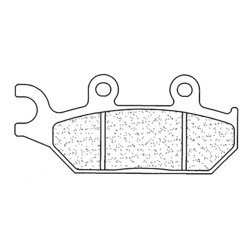 CL PLAQUETTES DE FREIN MÉTAL FRITTÉ ROUTE - 2360A3+