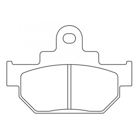 CL PLAQUETTES DE FREIN MÉTAL FRITTÉ ROUTE - 2387S4