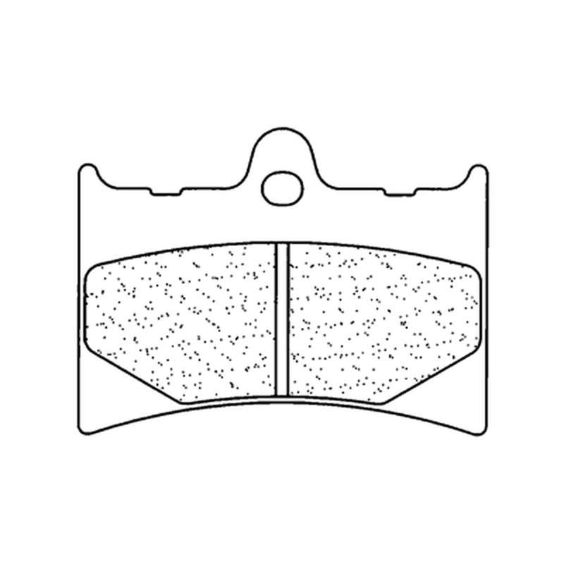 CL PLAQUETTES DE FREIN MÉTAL FRITTÉ ROUTE - 2398A3+