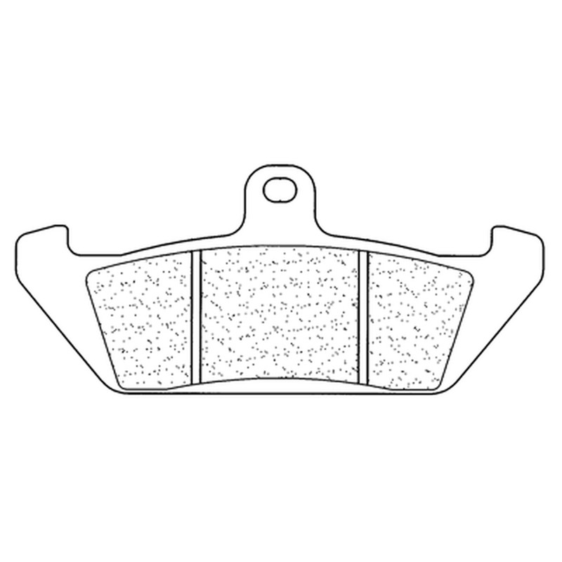 CL PLAQUETTES DE FREIN MÉTAL FRITTÉ ROUTE - 2801A3+