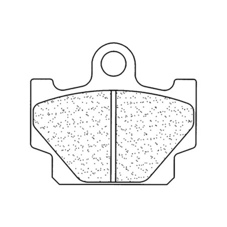 CL PLAQUETTES DE FREIN MÉTAL FRITTÉ ROUTE - 2802S4