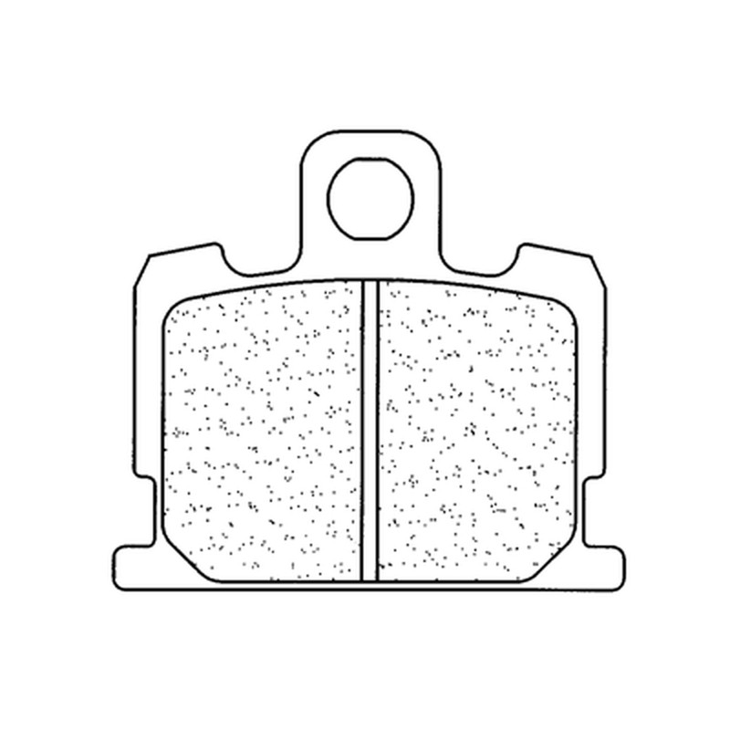 CL PLAQUETTES DE FREIN MÉTAL FRITTÉ ROUTE - 2807A3+