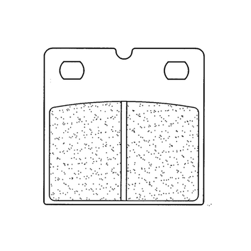 CL PLAQUETTES DE FREIN MÉTAL FRITTÉ ROUTE - 2840A3+