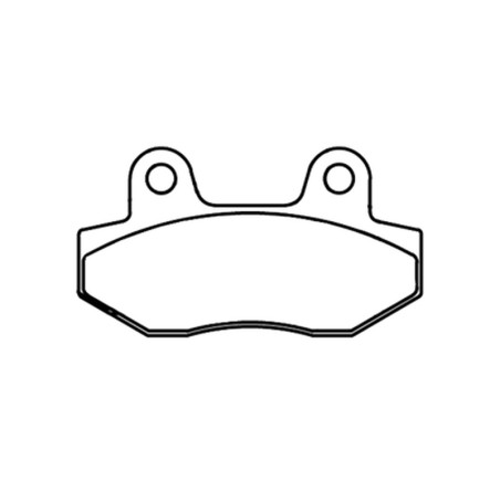 CL PLAQUETTES DE FREIN MÉTAL FRITTÉ POUR SCOOTER - 3078SC