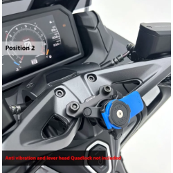 BCD SUPPORT TELEPHONE POUR YAMAHA TMAX 560 (2022+) - QUADLOCK® - STAGE 1