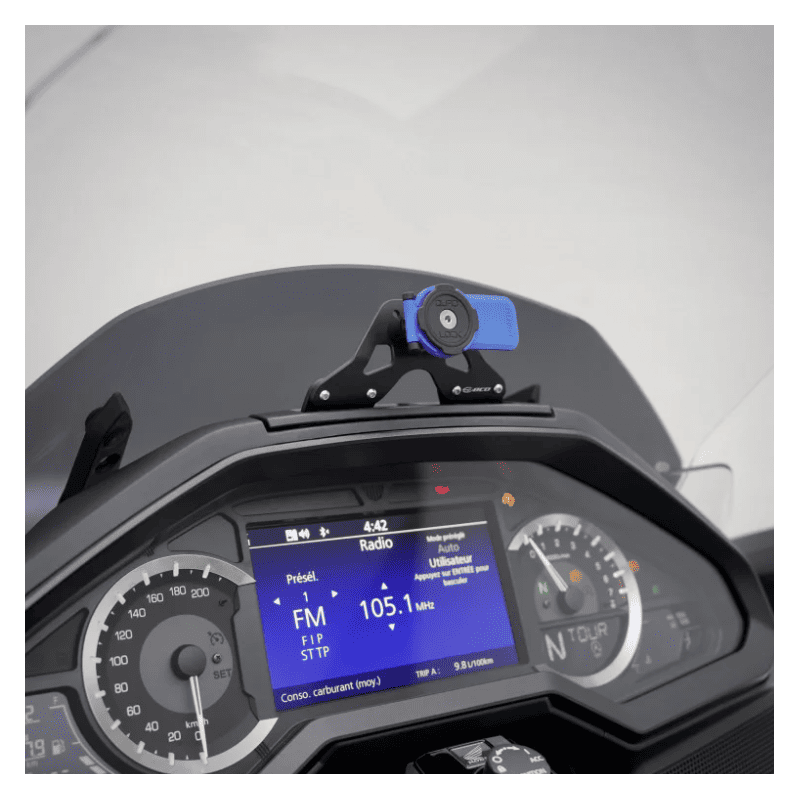 BCD SUPPORT TELEPHONE POUR HONDA GOLDWING (2019+)  - QUADLOCK® - STAGE 2