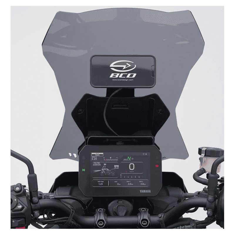 BCD SUPPORT TELEPHONE POUR YAMAHA TRACER 9 GT / GT+ (2025+) - QUADLOCK® - STAGE 2