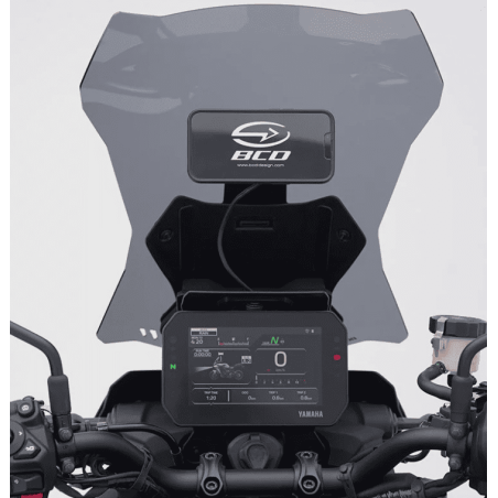 BCD SUPPORT TELEPHONE POUR YAMAHA TRACER 9 GT / GT+ (2025+) - QUADLOCK® - STAGE 2
