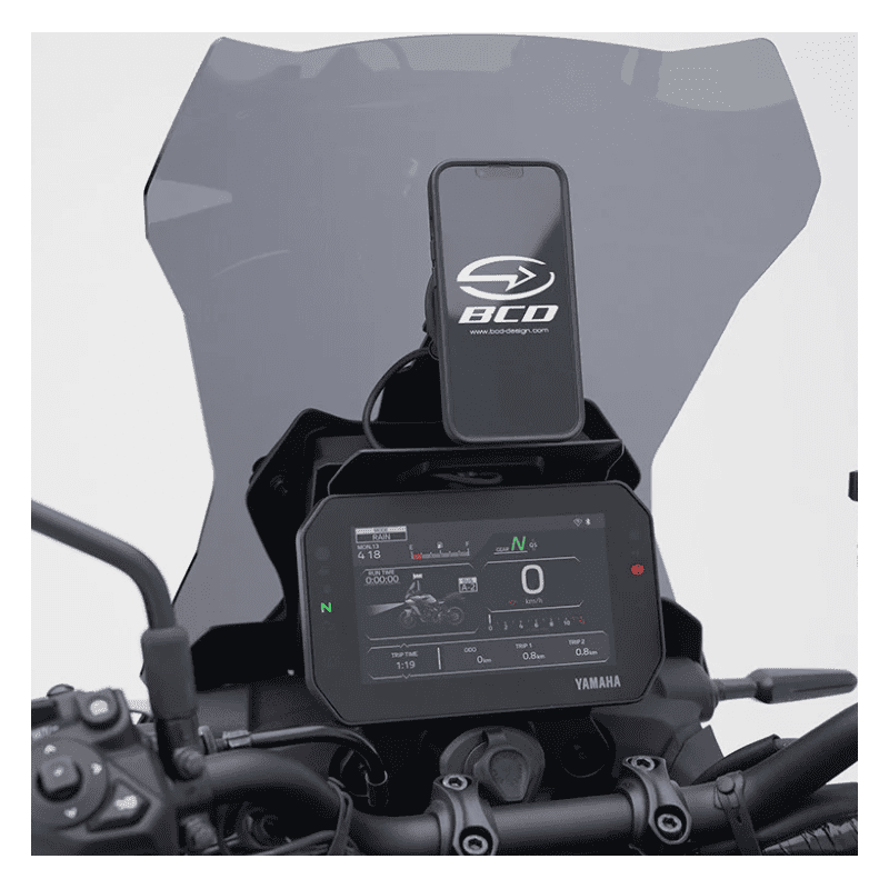BCD SUPPORT TELEPHONE POUR YAMAHA TRACER 9 GT / GT+ (2025+) - QUADLOCK® - STAGE 2