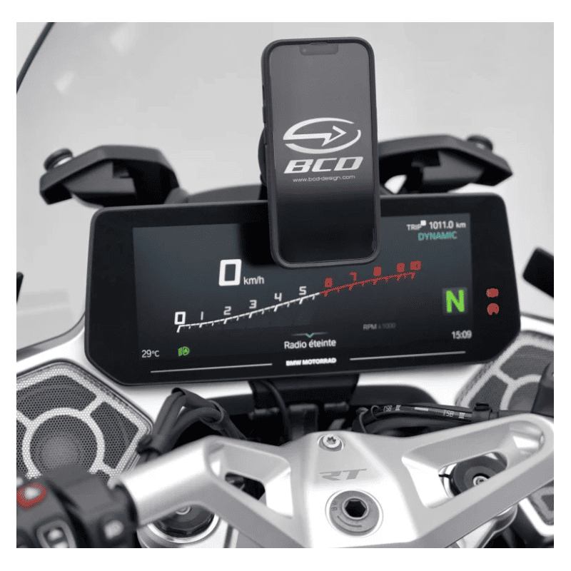 BCD SUPPORT TELEPHONE POUR BMW R 1300 RT (2025+) - QUADLOCK® - STAGE 2