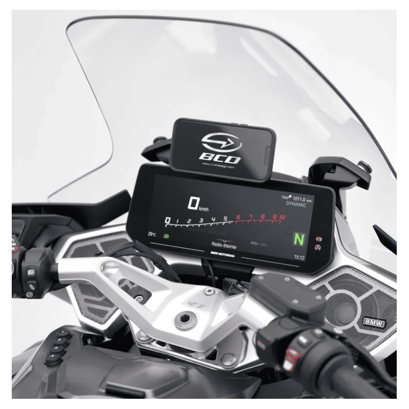 BCD SUPPORT TELEPHONE POUR BMW R 1300 RT (2025+) - QUADLOCK® - STAGE 2