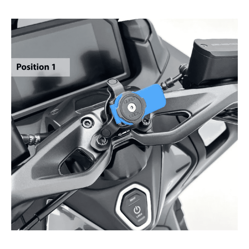 BCD SUPPORT TELEPHONE POUR YAMAHA TMAX 560 (2022+) - QUADLOCK® - STAGE 3