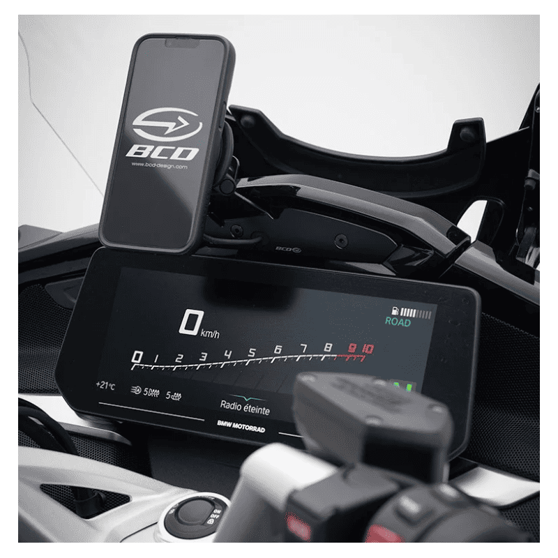 BCD SUPPORT TELEPHONE POUR BMW K1600 GT (2022-2025) - QUADLOCK® - STAGE 3