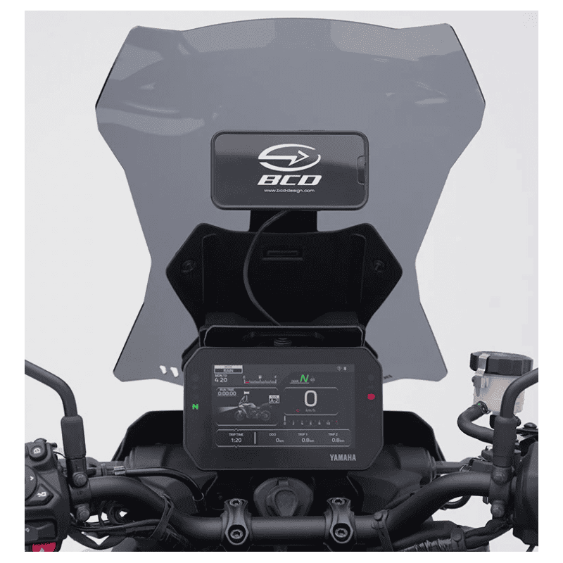 BCD SUPPORT TELEPHONE POUR YAMAHA TRACER 9 GT / GT+ (2025+) - QUADLOCK® - STAGE 3