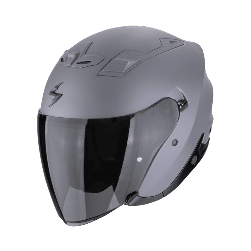 SCORPION EXO-Z1 MAT - GRIS AVEC VISIÈRE TEINTÉE