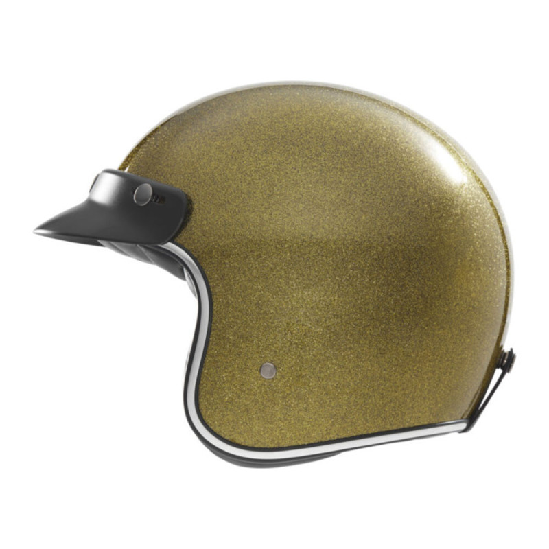 NOX CASQUE JET N243 PAILLETE - OR