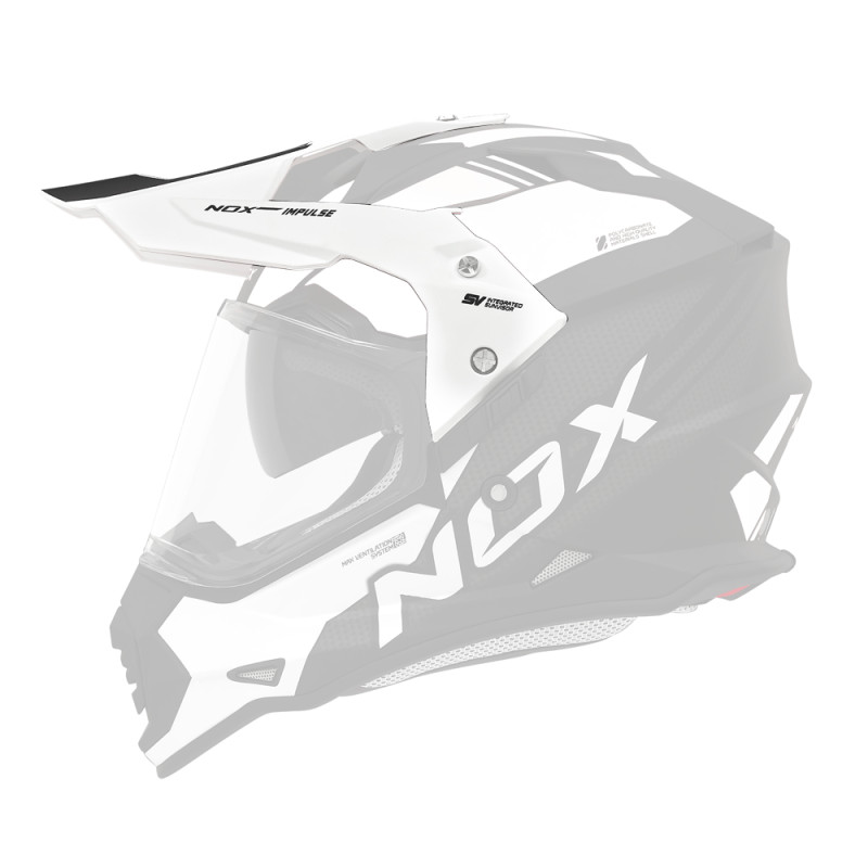 NOX CASQUETTE POUR N312 IMPULSE - NOIR/BLANC