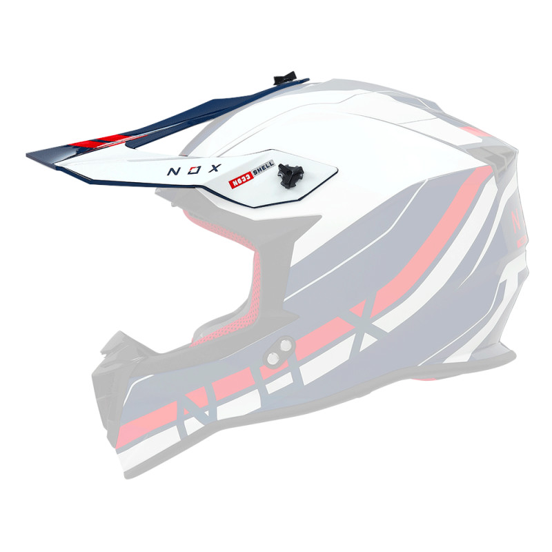 NOX CASQUETTE POUR N633 AIRSHOCK - BLEU/BLANC/ROUGE