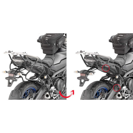 GIVI SUP. VALISES MONOKEY YAMAHA MT09 TRACER 18 (PLXR2139)