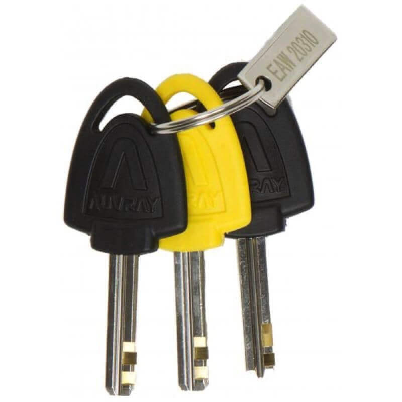 AUVRAY BLOQUE DISQUE ALARME BLOCK-06 JAUNE NOIR