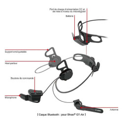 SENA INTERCOM BLUETOOTH 10U POUR SHOEI GT AIR